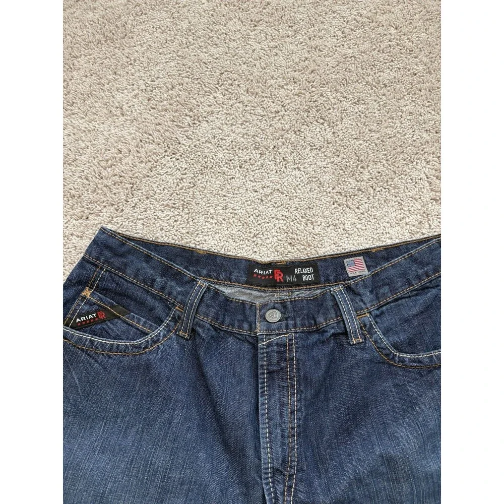 Ariat Work FR M4 Low Rise Boot Cut Flame Resistant CAT2 Men’s 42/32 Jeans Safety